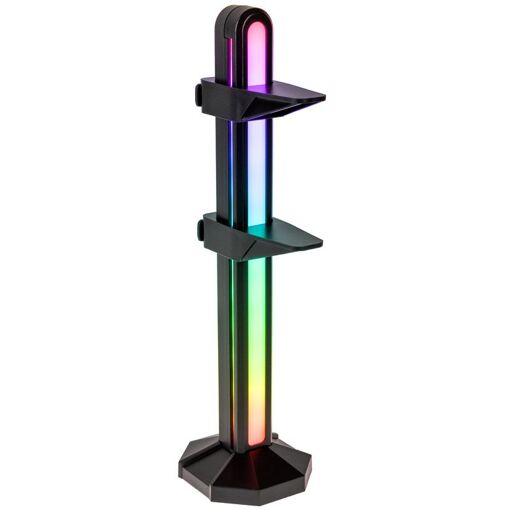Support pour carte graphique Lamptron ARGB Noir
