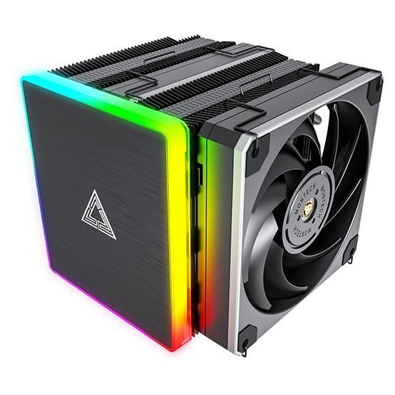 Montech Metal DT24 Premium Air Cooler, 12cm Fan Black