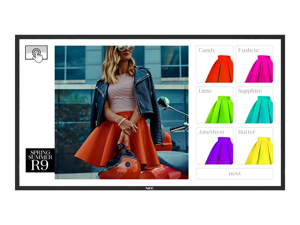 Sharp MultiSync ME501 IR-2 - 50" LED Display - 4K 3840x2160 @ 60Hz - VA - 400cd/m² - 8ms Response Time - HDMI, DisplayPort