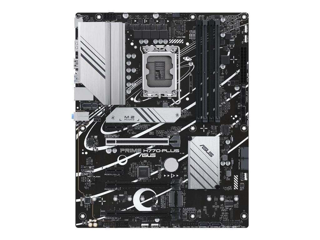 ASUS Prime H770-PLUS Motherboard - ATX, LGA1700 Socket, H770 Chipset, 3.2 Gen 2/1 USB, Gigabit LAN, Built-in GPU, HD Audio (8 Channels)