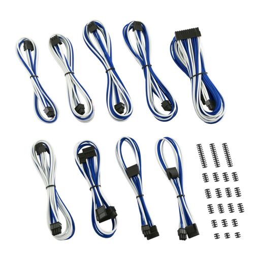 Kit de câble d'alimentation interne CableMod (Bleu/Blanc)