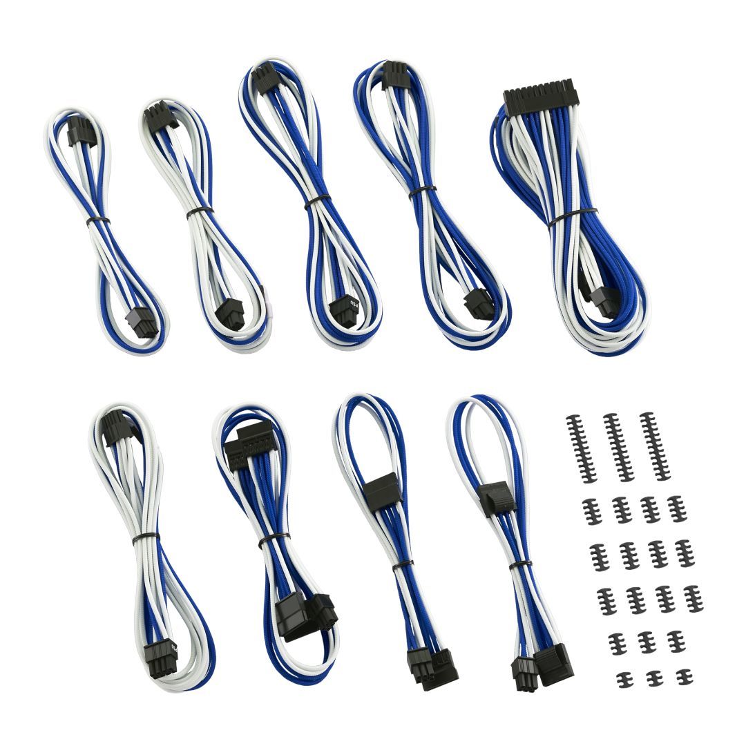 Kit de câble d'alimentation interne CableMod (Bleu/Blanc)