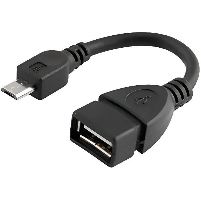 INECK OTG Cable - Micro USB to USB Female Adapter