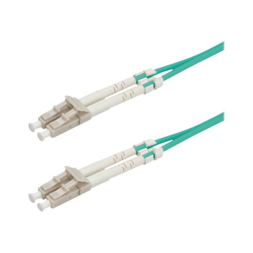 Câble de raccordement Secomp Roline OM3 en fibre optique - 2 m - 50/125 microns - Turquoise