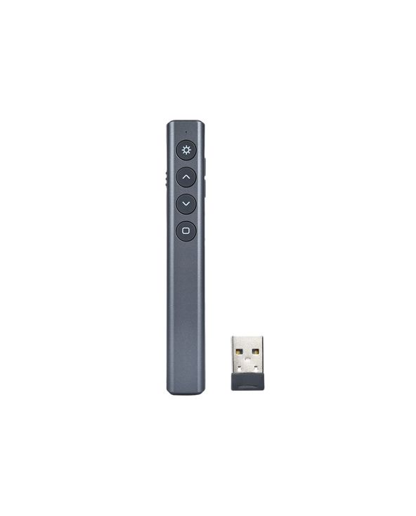 DLH Energy Remote Control for Notebook with Red Laser Pointer - Grey