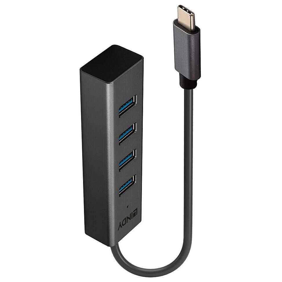 Lindy Hub USB 3.2 Gen 1 Type C 4 ports