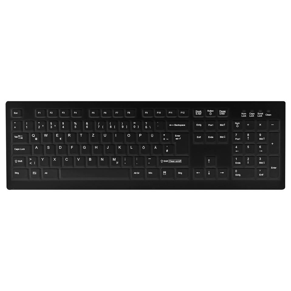 Contour Active Key Medical Keyboard AK-C8100 - USB - QWERTY - US - Black