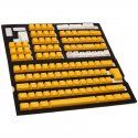 Ducky PBT Double-Shot Keycap Set - Yellow (DE Layout)