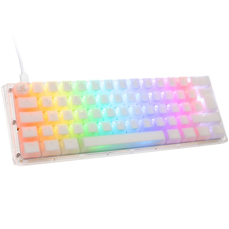 Teclado de juego Ducky One 3 Aura, LED RGB - MX Silencioso Rojo