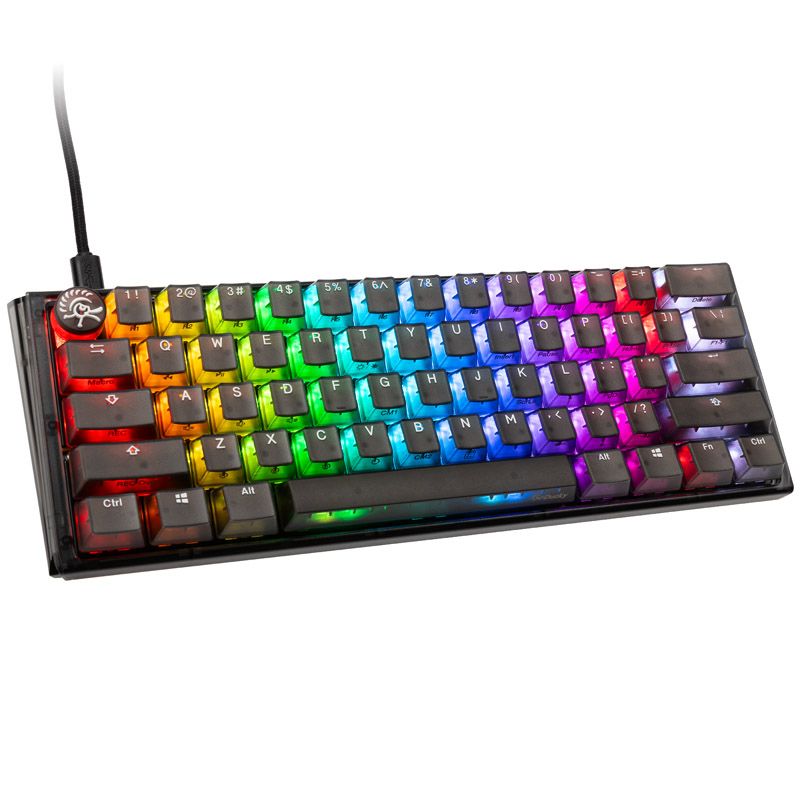 Ducky One 3 Aura Black Mini Gaming Keyboard, RGB LED - Kailh Jellyfish