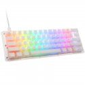 Teclado de juego Ducky One 3 Aura Blanco Mini, LED RGB - MX Rojo (Estados Unidos)