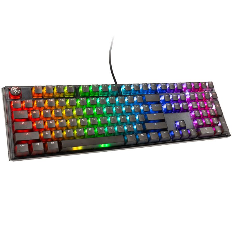 Ducky One 3 Aura Black Gaming Keyboard, RGB LED - Gateron Baby Kangaroo
