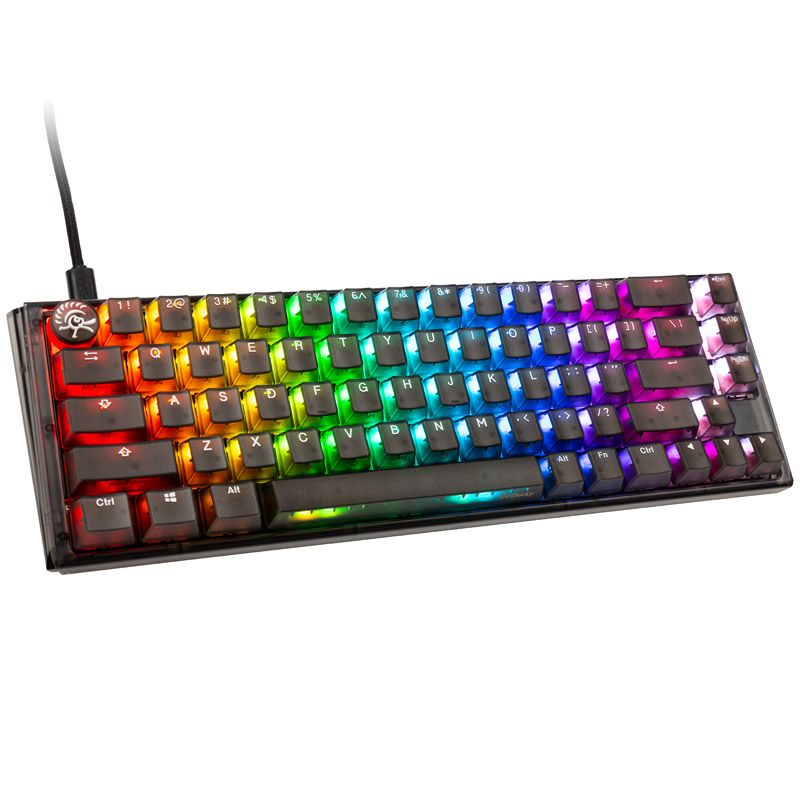 Ducky One 3 Aura Gaming Keyboard, Black SF, RGB LED - Kailh Jellyfish