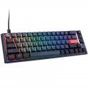 Ducky One 3 Cosmic Blue Gaming Keyboard, RGB LED - MX Silent Red