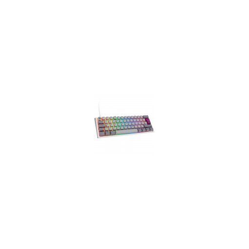 Ducky One 3 Mist Grey Mini Gaming Keyboard, RGB LED