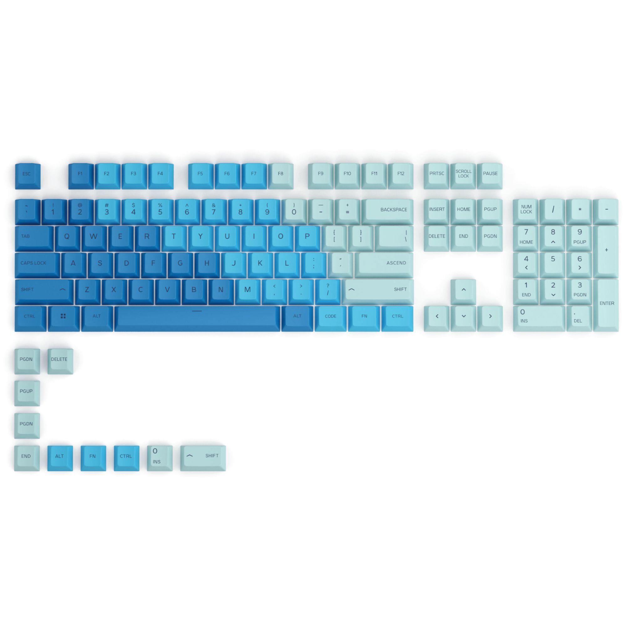 Capuchon de clavier Glorious Gaming GPBT Bleu