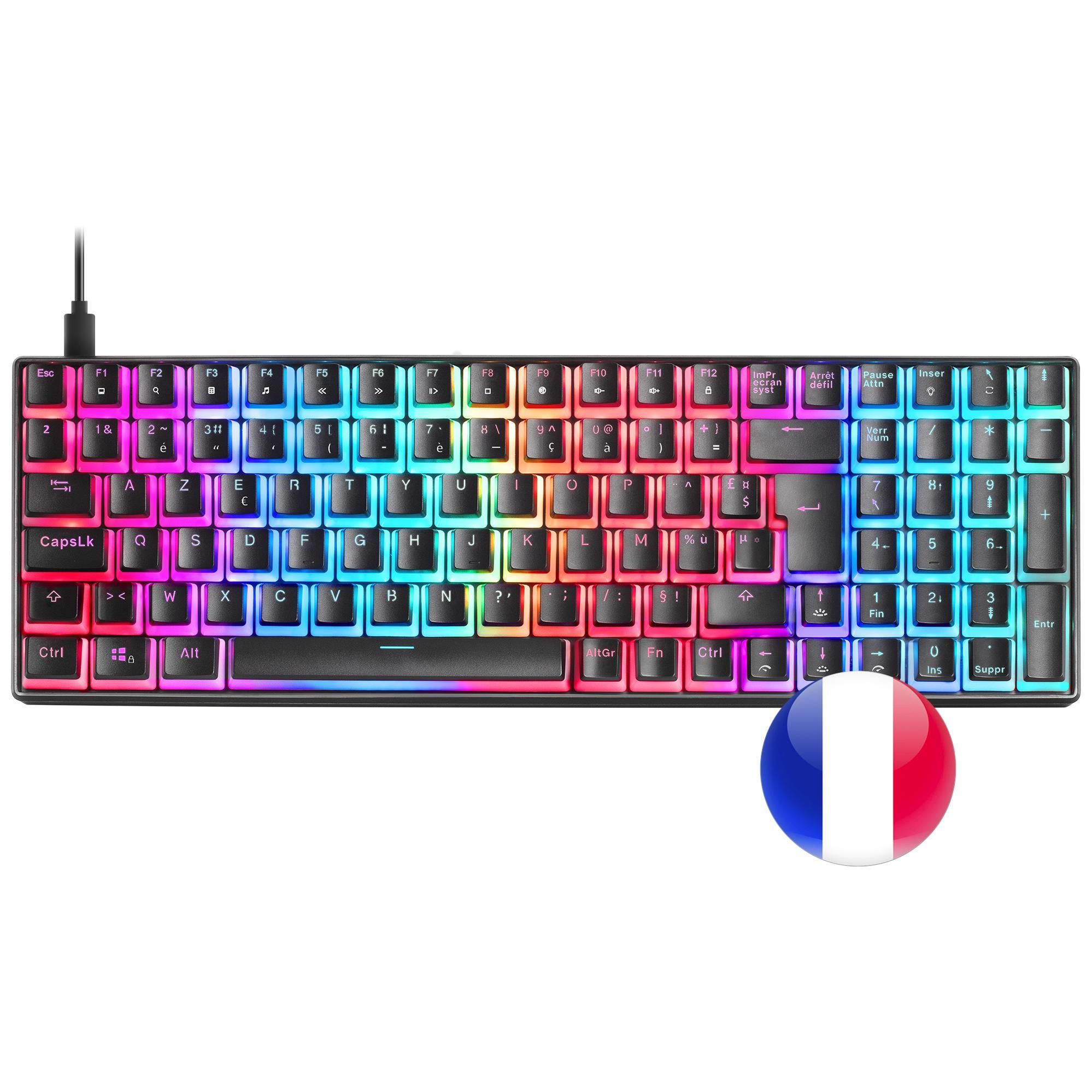Mars Gaming MKULTRA AZERTY USB Keyboard - Black