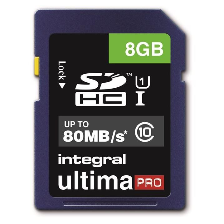 Integral UltimaPro 8GB SDHC UHS-I Memory Card