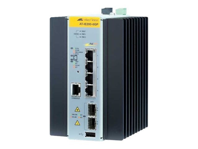 Allied Telesis AT IE200-6GP Managed Switch