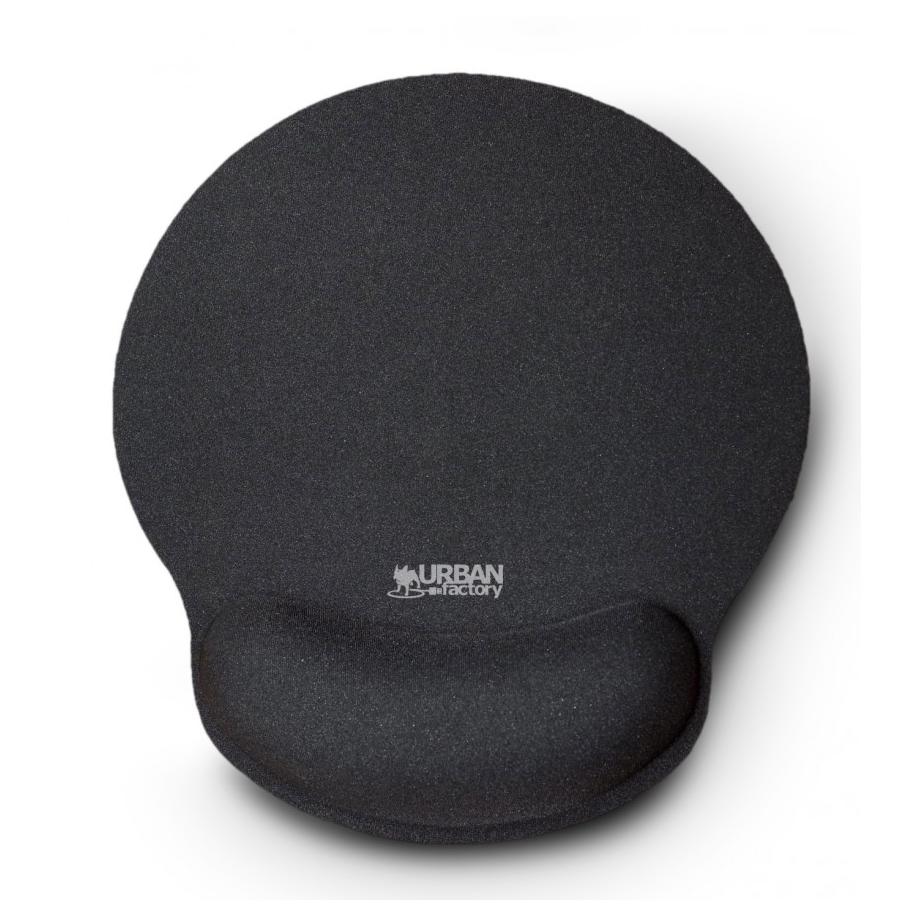 Urban Factory Ergonomic Mouse Pad - Black
