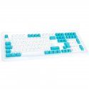 Ducky PBT ISO Keycap Set - White/Blue
