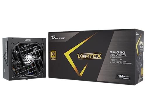 Seasonic Vertex GX 750W Power Supply, 750W, PC Power Supply, Black