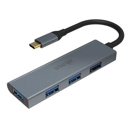 Akasa AK-CBCA25-18BK USB 3.2 Gen 1 (3.1 Gen 1) Type-C Hub & Adapter