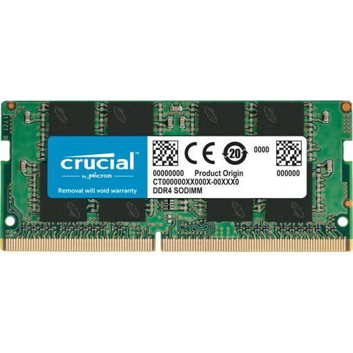 Módulo de memoria Crucial 8GB (1x8GB, 3200MHz, 260 pines SO-DIMM)