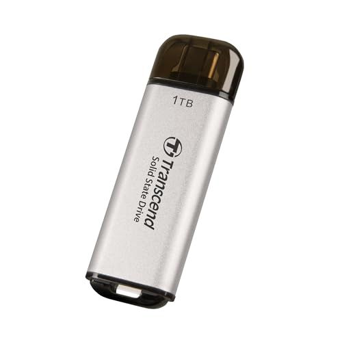 Transcend ESD300S - 1TB SSD - Portable External Drive - USB 3.2 Gen 2x1 (USB-C)