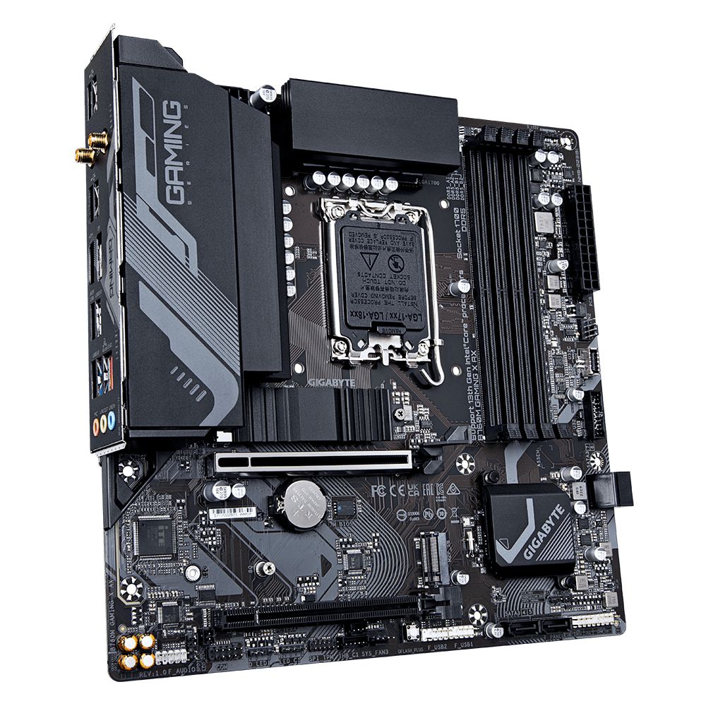Gigabyte B760M Gaming X AX - Intel B760 LGA 1700 Micro ATX Motherboard, DDR5, Wi-Fi 6E