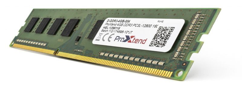 ProXtend 4GB DDR3 RAM Module 1600MHz (1x4GB, 1600MHz, DIMM)