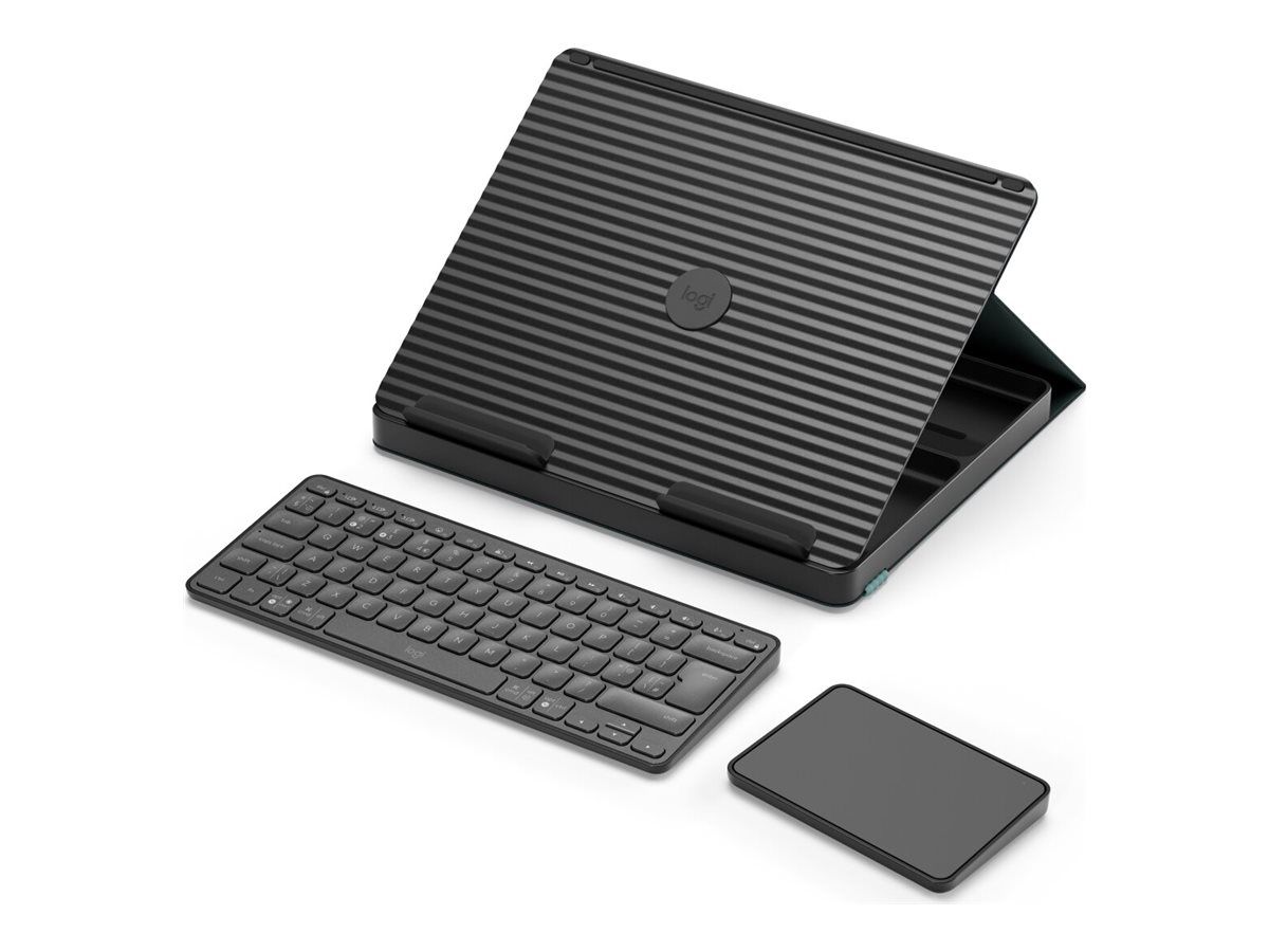 Conjunto de teclado y ratón inalámbricos Logitech Casa Pop-Up Desk - Calma del norte