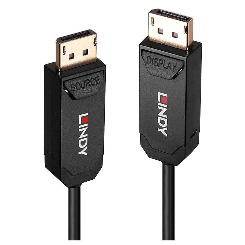 Lindy DisplayPort Cable - 40m, 8K60Hz Support, Black