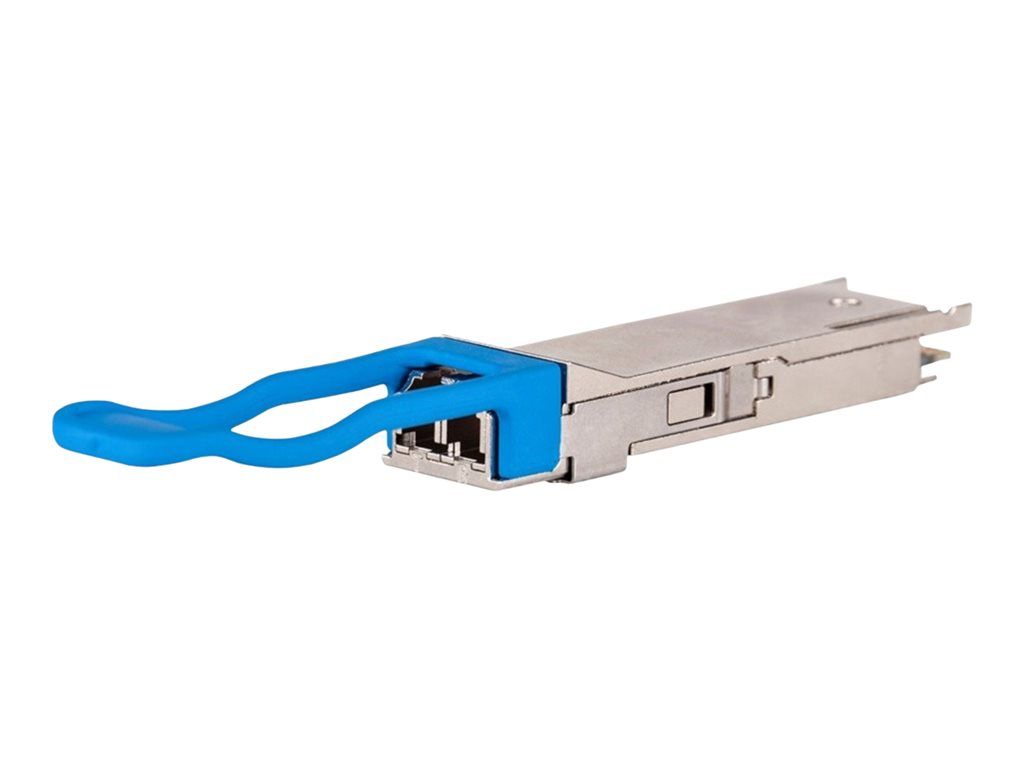 HP QSFP28 Transceiver Module - 100GbE - 100GBase-FR1 - Single Mode LC - Up to 2 km - For HPE Aruba 9300-32D 32-port 100/200/400G QSFP-DD 2-port 10G SFP+ Switch