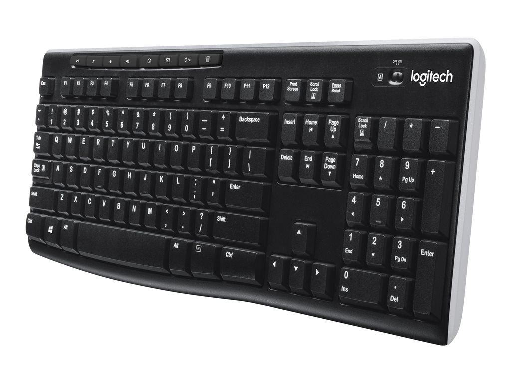 Logitech K270 Wireless Keyboard - 2.4GHz - Czech