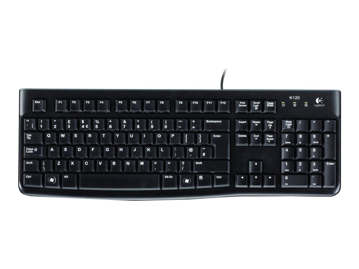 Logitech MK120 Desktop - Keyboard and Mouse Set - USB - Czech