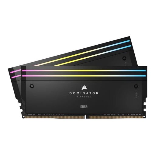 Kit Corsair Dominator Titanium RGB DDR5 - 64GB (2x32GB) - 6400MHz/PC5-51200 - CL32 - 1.4V - DIMM sin búfer