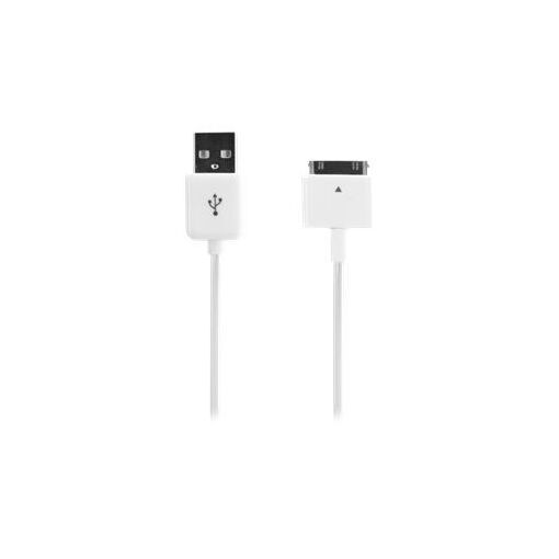 Strax - Xqisit 1m USB to Apple Dock Male Cable - White