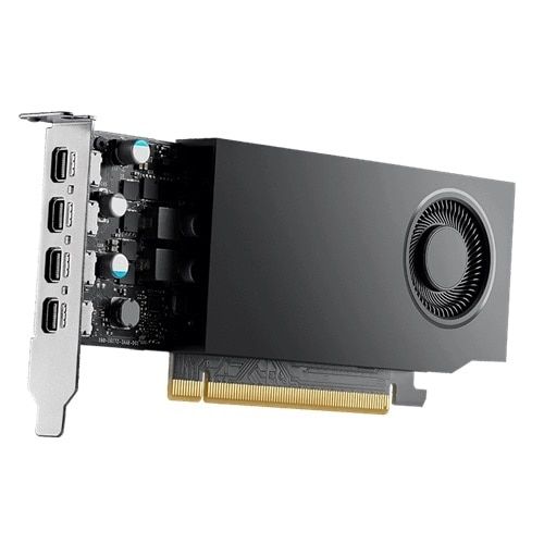 Dell NVIDIA RTX GPU - RTX A1000 - 8GB GDDR6 - PCIe 4.0 x8 - 4 Mini DisplayPort