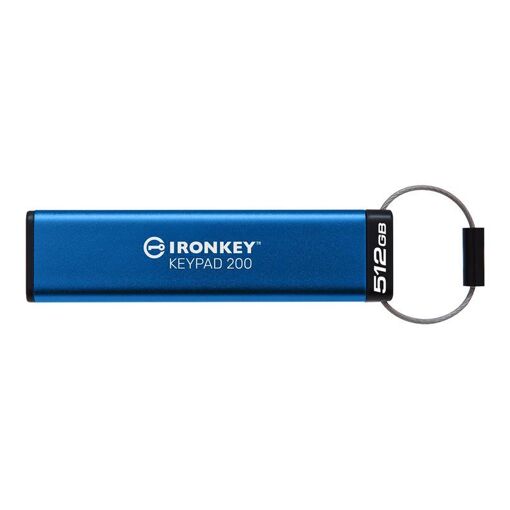 Kingston IronKey Keypad 200 - 512GB USB 3.2 Flash Drive - Encrypted