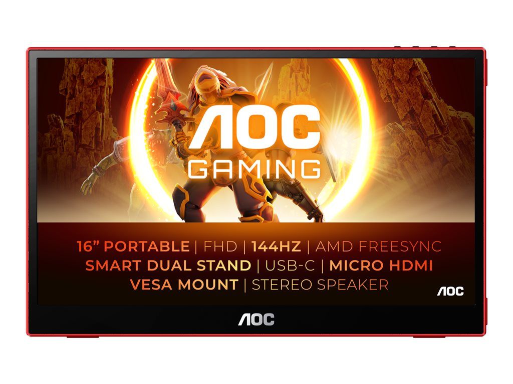 AOC Gaming 16G3 15.6" LED Portable Gaming Monitor