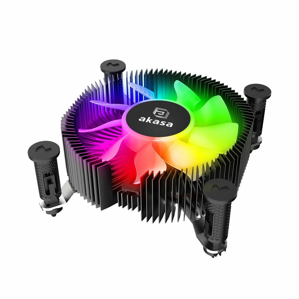 Akasa Air Cooler for Processors, Black