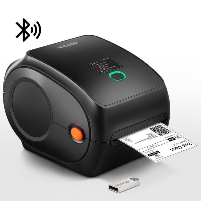 VEVOR Thermal Label Printer - 4x6 300dpi USB/Bluetooth - for Amazon UPS