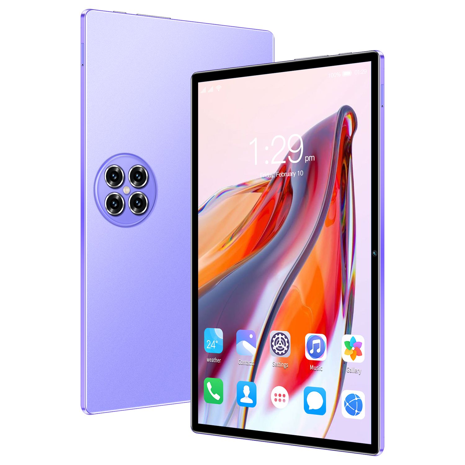 Tablet LOIDIS Mate 50 (2023) 128GB de 10.1 pulgadas con WiFi - Púrpura