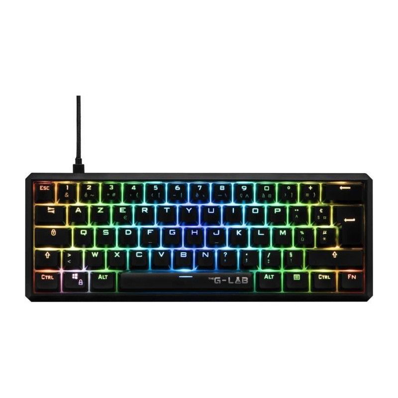 The G-Lab Keyz Thallium Red Mechanical Gaming Keyboard