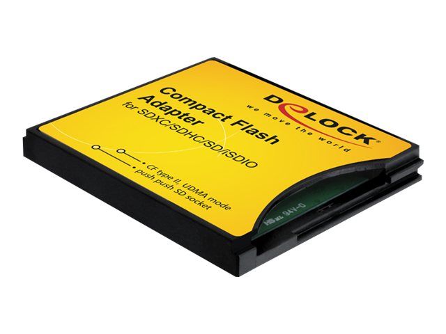 Adaptador Delock Compact Flash - Adaptador de tarjeta MMC, SD, SDHC, SDXC