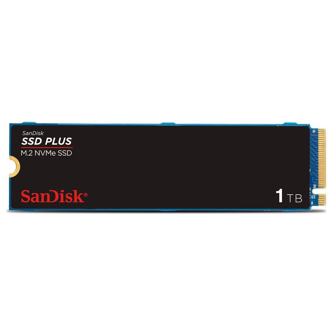 SanDisk SSD Plus 1TB Internal M.2 2280 PCIe 3.0 (NVMe) SSD