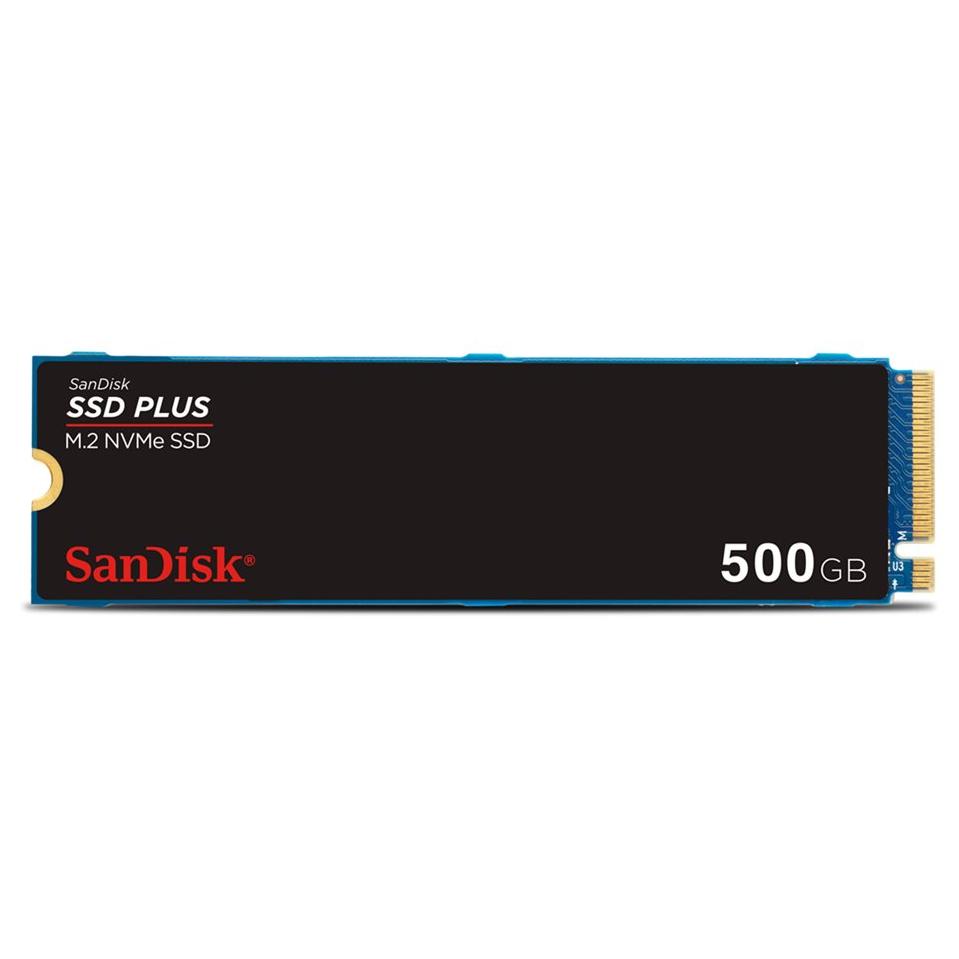 SanDisk SSD Plus - 500GB Internal M.2 2280 PCIe 3.0 (NVMe) SSD