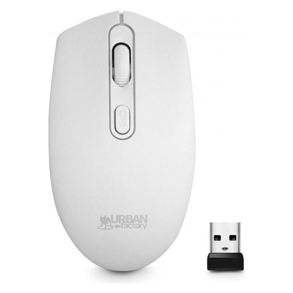 Urban Factory Free Wireless Mouse - White