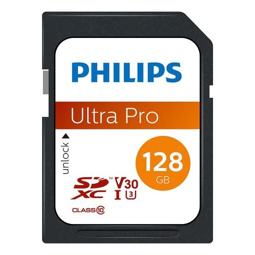 Philips 128GB SDXC Card UHS-I Class 10 U3 V30 A1